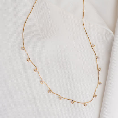 Choker Pontos de Luz Malkia