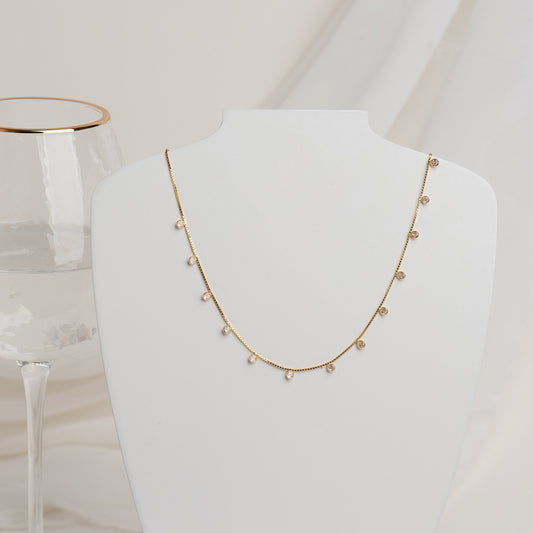 Choker Pontos de Luz Malkia