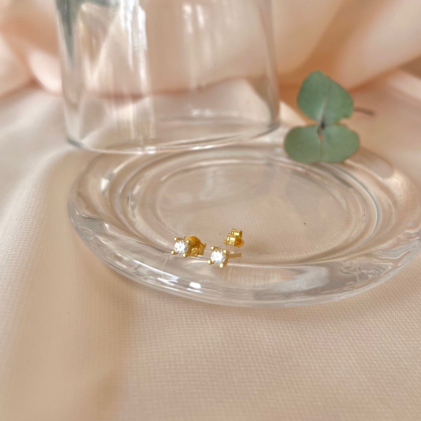 Brinco Moissanite Diamond Cut 3 mm