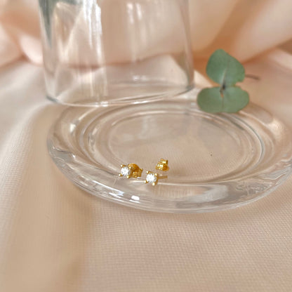 Brinco Moissanite Diamond Cut 3 mm