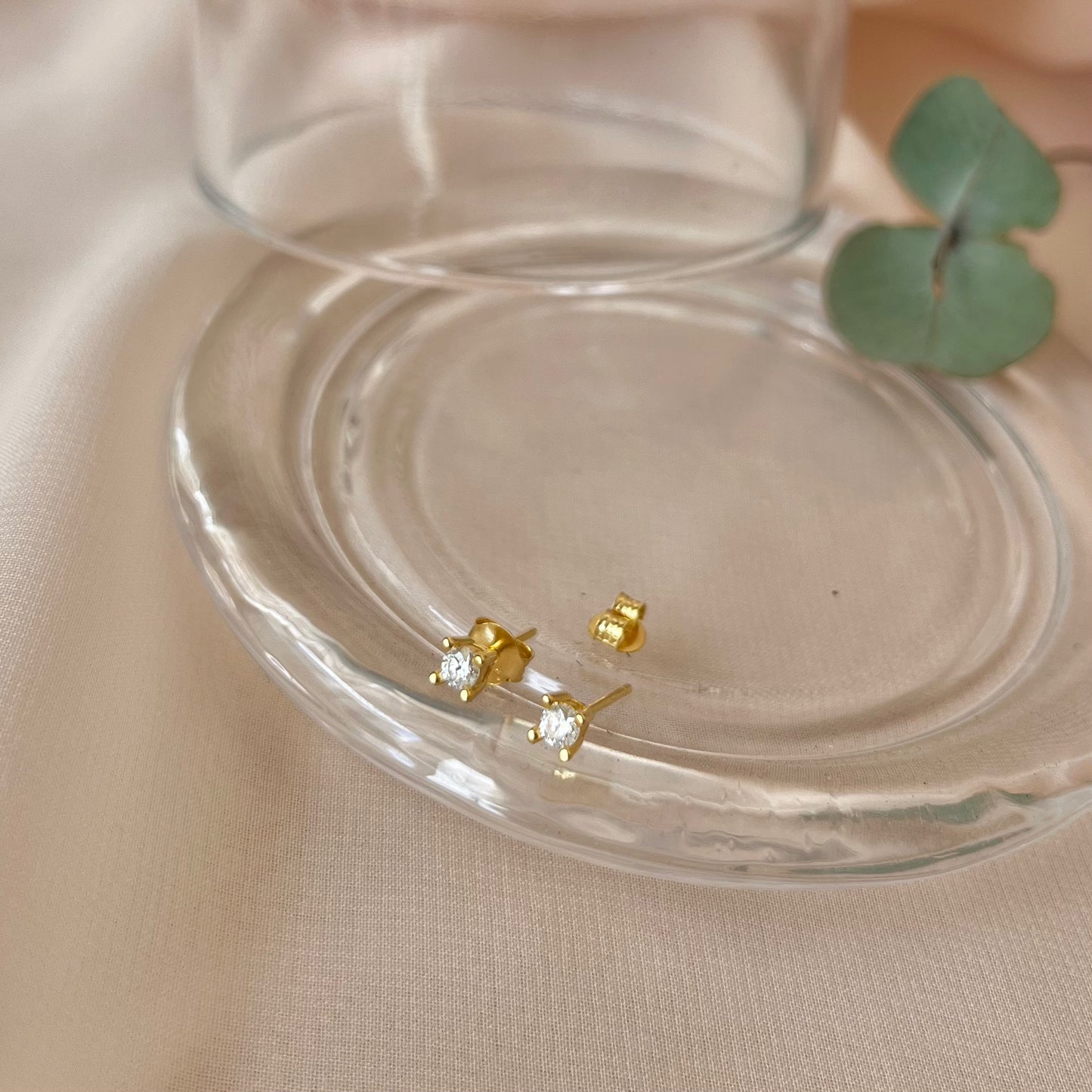 Brinco Moissanite Diamond Cut 3 mm