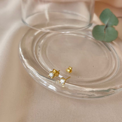 Brinco Moissanite Diamond Cut 3 mm