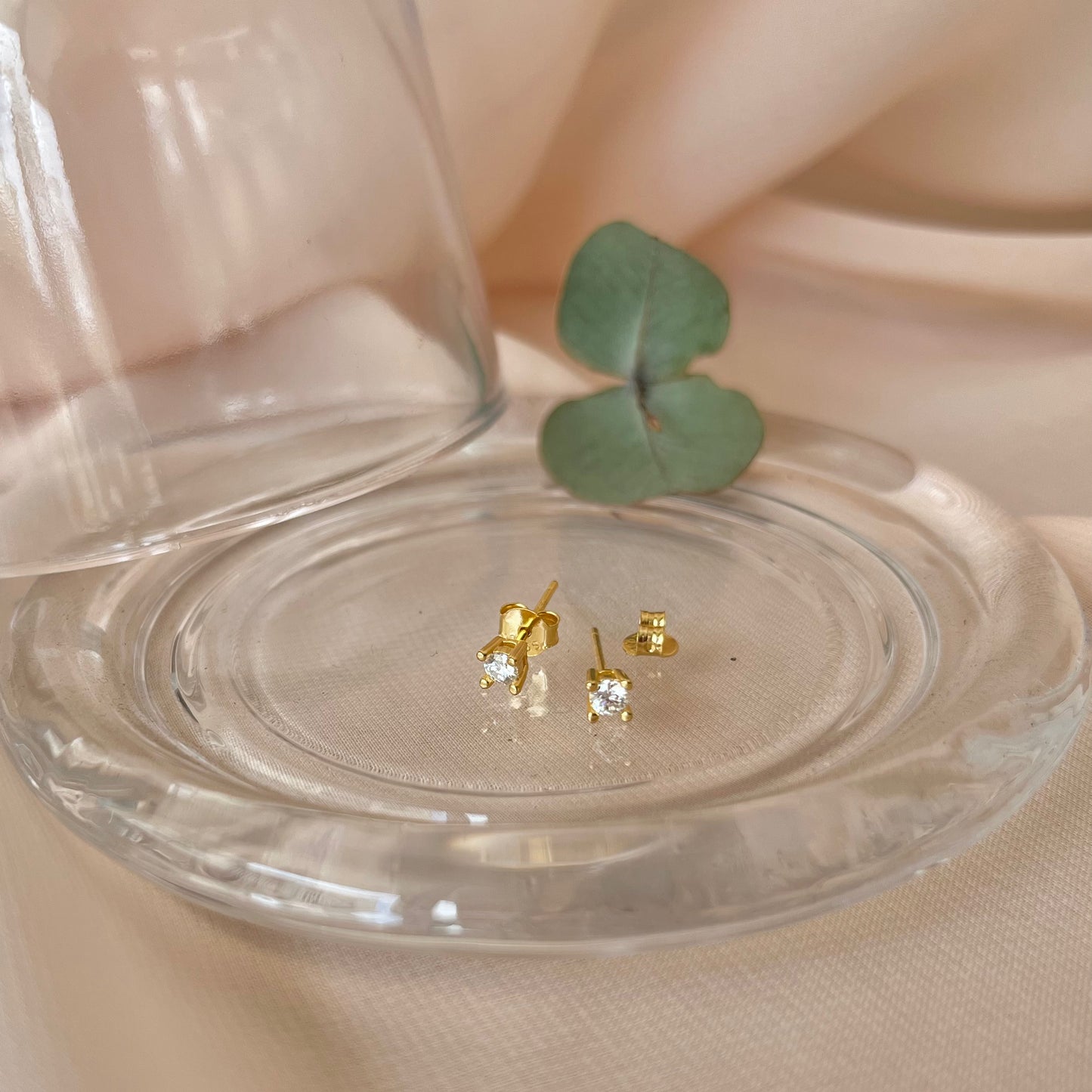 Brinco Moissanite Diamond Cut 3 mm